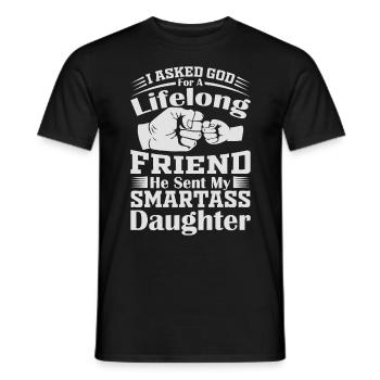 Dad-a-base Lifestyles Dad Witze Daddy Vatertag - Männer T-Shirt - Schwarz - Vorne - AI Model Male 178 light (178cm)