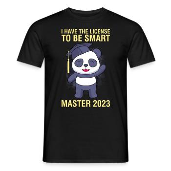 Licence pour Klugsceiß Master 2023 - T-shirt homme - noir - Devant - AI Model Male 178 light (178cm)