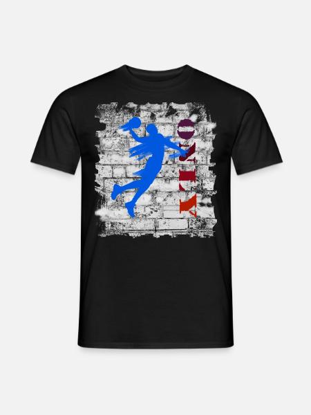 Basketball - Männer T-Shirt - Schwarz