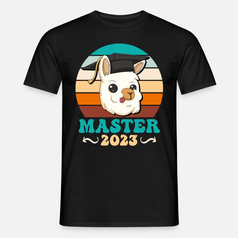 Master Abschluss Master 2023 - Männer T-Shirt - Schwarz
