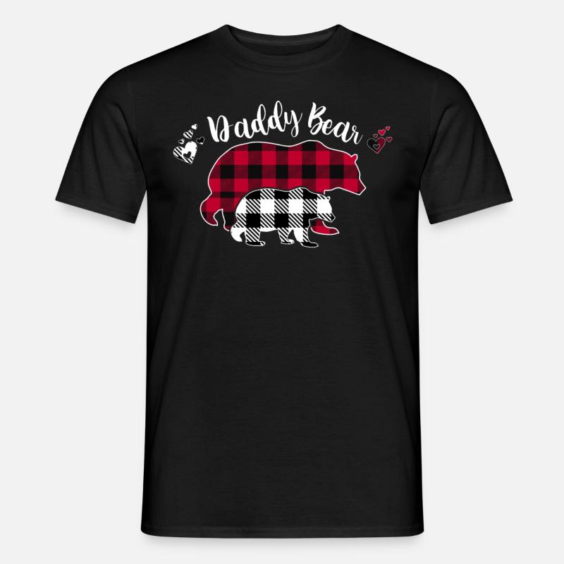 Daddy Bear - Männer T-Shirt - Schwarz