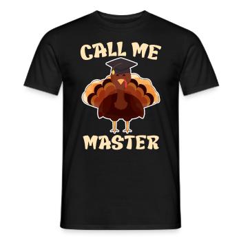Appelez-moi Master 2023 - T-shirt homme - noir - Devant - AI Model Male 178 light (178cm)