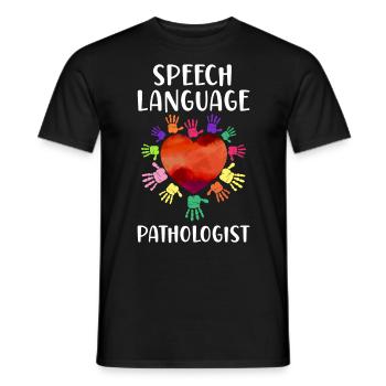 Speech Therapist Therapy Assistant - Männer T-Shirt - Schwarz - Vorne - AI Model Male 178 light (178cm)