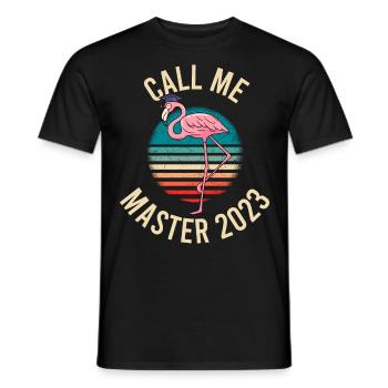 Master 2023 Master - T-shirt homme - noir - Devant - AI Model Male 178 light (178cm)