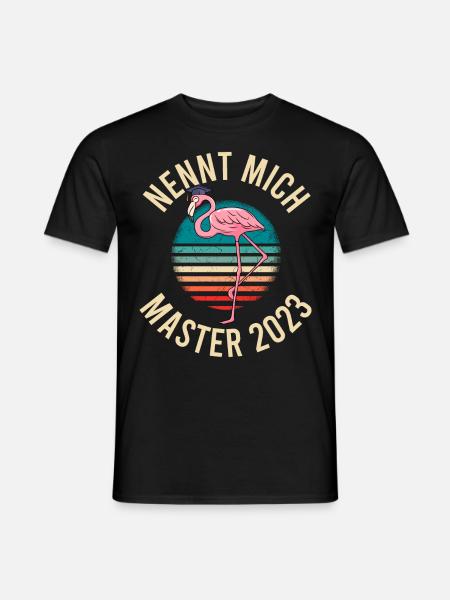 Master Abschluss 2023 Master - Männer T-Shirt - Schwarz