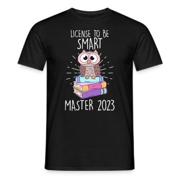 Licence pour le Smartass Master 2023 - T-shirt homme - noir - Devant - AI Model Male 178 light (178cm)