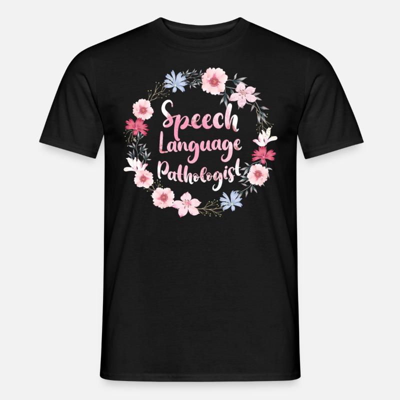 Speech Therapist Therapy Assistant - Männer T-Shirt - Schwarz