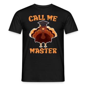 Appelez-moi Master 2023 - T-shirt homme - noir - Devant - AI Model Male 178 light (178cm)