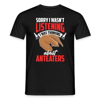 Thought of anteater Pygmy Anteater - Men's T-Shirt - black - Front - AI Model Male 178 light (178cm)