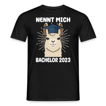 Nennt mich Bachelor 2023 - Männer T-Shirt - Schwarz - Vorne - AI Model Male 178 light (178cm)