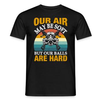 Schießen Spiele Sport Schießen Airsoft Gun Aim Lov - Männer T-Shirt - Schwarz - Vorne - AI Model Male 178 light (178cm)
