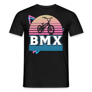 BMX Cyclocross Lebensstil Rennradfahrer Radfahren - Männer T-Shirt - Schwarz - Vorne - AI Model Male 178 light (178cm)