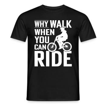 Cyclist Life Cycling Race Cyclocross Liebha - Men's T-Shirt - black - Front - AI Model Male 178 light (178cm)