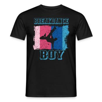 Breakdance Junge Breakdancer BBoy - Männer T-Shirt - Schwarz - Vorne - AI Model Male 178 light (178cm)
