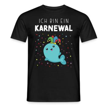 Karnewal Karneval Fasnacht Konfetti Kostümersatz - Männer T-Shirt - Schwarz - Vorne - AI Model Male 178 light (178cm)