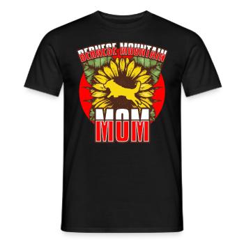 Bouvier Bernois Mère Bouvier Bernois - T-shirt homme - noir - Devant - AI Model Male 178 light (178cm)