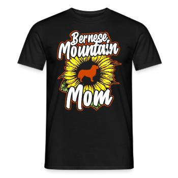 Bernese Mountain Dog Mother - Men's T-Shirt - black - Front - AI Model Male 178 light (178cm)