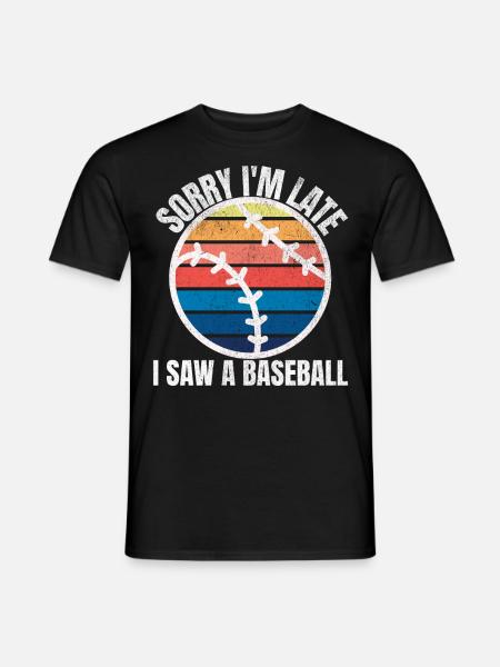 Baseball Funny - Men's T-Shirt - black
