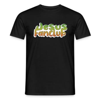 Jesus Fanclub - Männer T-Shirt - Schwarz - Vorne - AI Model Male 178 light (178cm)