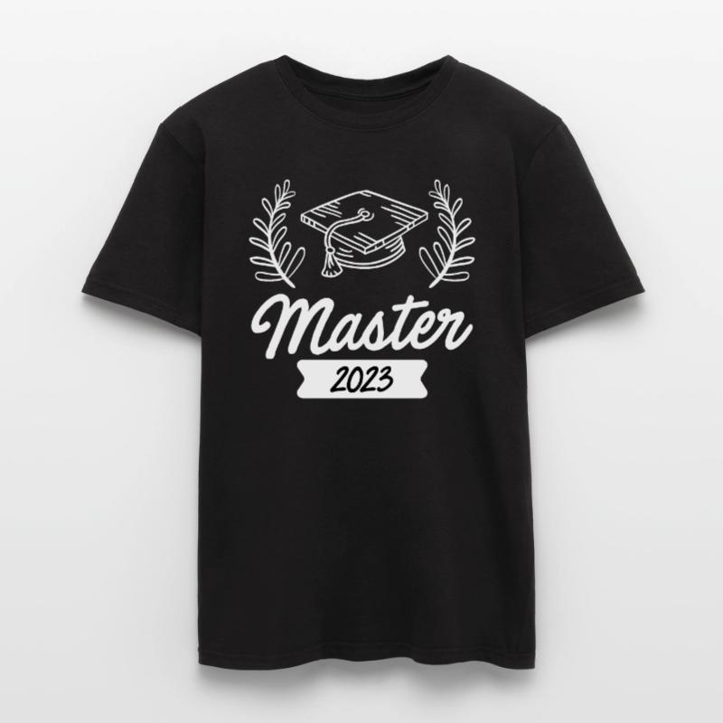 Master 2023 Masterstudium Studium Master Abschluss Männer T-Shirt