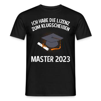 Licence pour le Master Klugsceiß 2023 - T-shirt homme - noir - Devant - AI Model Male 178 light (178cm)