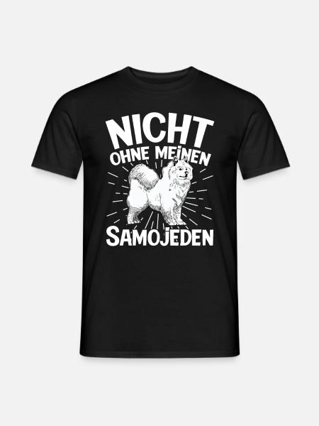 Nicht ohne meinen Samojede Samojedenspitz - Männer T-Shirt - Schwarz