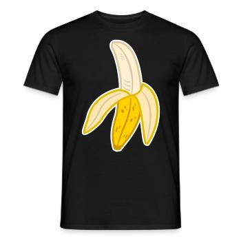 Banana Bananas - Men's T-Shirt - black - Front - AI Model Male 178 light (178cm)