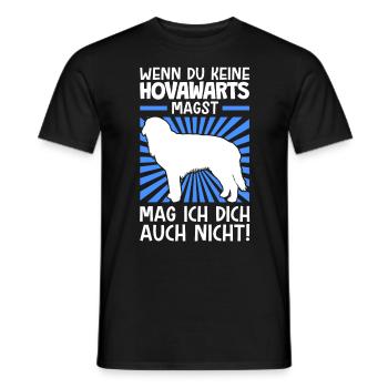 Hovawarts nicht mögen Hofwächter Hovawart - Männer T-Shirt - Schwarz - Vorne - AI Model Male 178 light (178cm)