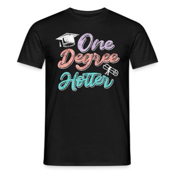 Un baccalauréat chaud - T-shirt homme - noir - Devant - AI Model Male 178 light (178cm)