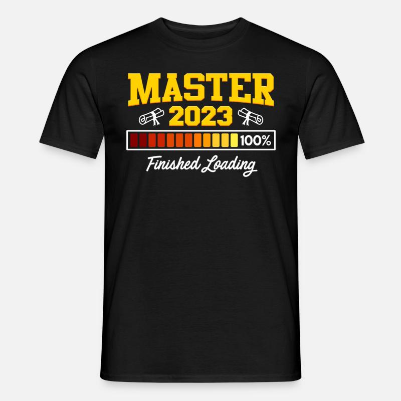 Masterabschluss 2023 Master Abschluss - Männer T-Shirt - Schwarz