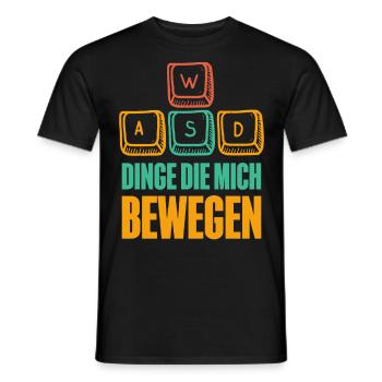 Pc Gamer Gaming - Männer T-Shirt - Schwarz - Vorne - AI Model Male 178 light (178cm)