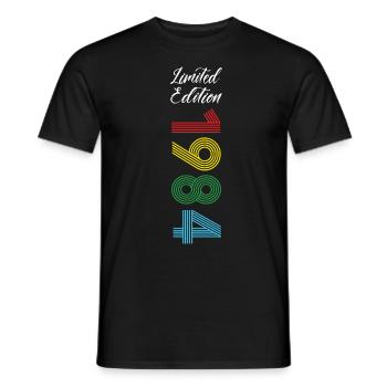 Limited Edition 1984 - Men's T-Shirt - black - Front - AI Model Male 178 light (178cm)