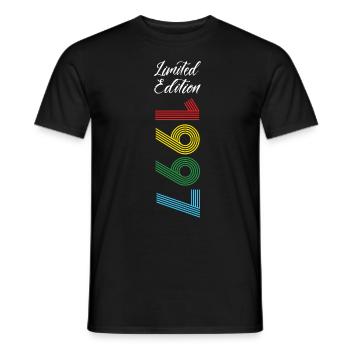 Limited Edition 1997 - Männer T-Shirt - Schwarz - Vorne - AI Model Male 178 light (178cm)