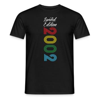 Édition limitée 2002 - T-shirt homme - noir - Devant - AI Model Male 178 light (178cm)