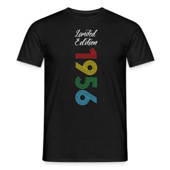 Édition limitée 1956 - T-shirt homme - noir - Devant - AI Model Male 178 light (178cm)