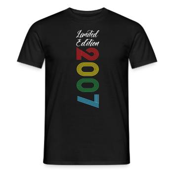 Limited Edition 2007 - Männer T-Shirt - Schwarz - Vorne - AI Model Male 178 light (178cm)