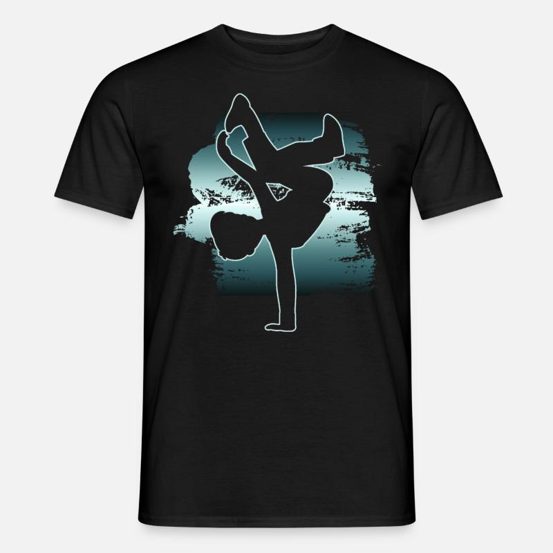 Breakdancer Breakdancing Tänzer - Männer T-Shirt - Schwarz