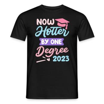 Un diplôme Hot Master 2023 - T-shirt homme - noir - Devant - AI Model Male 178 light (178cm)