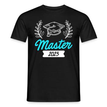 Master 2023 Programme de Master Master - T-shirt homme - noir - Devant - AI Model Male 178 light (178cm)