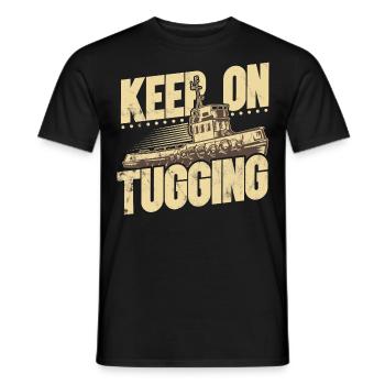 Schlepper Schleppboot Tug Life - T-shirt homme - noir - Devant - AI Model Male 178 light (178cm)