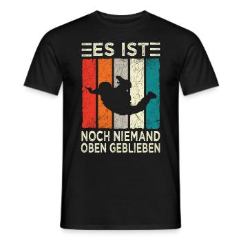Parachutiste parac - T-shirt homme - noir - Devant - AI Model Male 178 light (178cm)