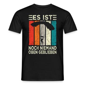 Parachutiste parac - T-shirt homme - noir - Devant - AI Model Male 178 light (178cm)