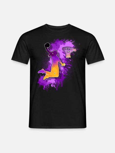 Basketball Basketballerin Frauen Basketball - Mænd T-shirt - sort