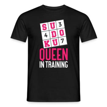 Sudoku Puzzle Sudoku Grid Sudoku lösen Sodoku - Männer T-Shirt - Schwarz - Vorne - AI Model Male 178 light (178cm)