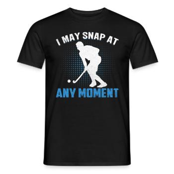 Winterspiel Torwart Eishockey Sport Spieler Hockey - Männer T-Shirt - Schwarz - Vorne - AI Model Male 178 light (178cm)