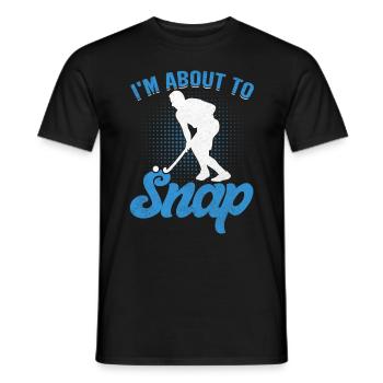 Torwart Eishockey Sportspieler Hockey Lebensstil - Männer T-Shirt - Schwarz - Vorne - AI Model Male 178 light (178cm)