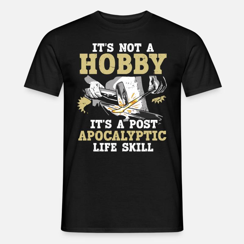 Its Not A Hobby Lustiger Spruch Amboss Schmied - Männer T-Shirt - Schwarz