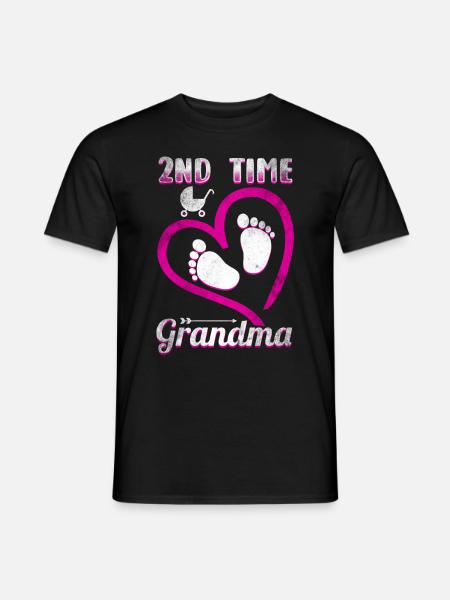 Oma Grossmutter Stolz - Männer T-Shirt - Schwarz