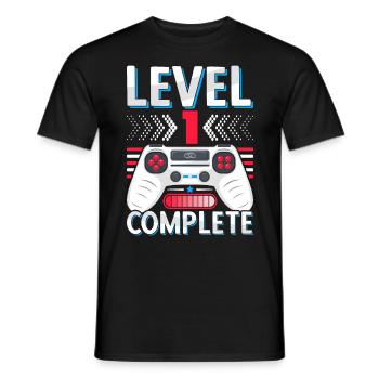 1er anniversaire de mariage Cadeau Homme Femme Mari Femme - T-shirt homme - noir - Devant - AI Model Male 178 light (178cm)