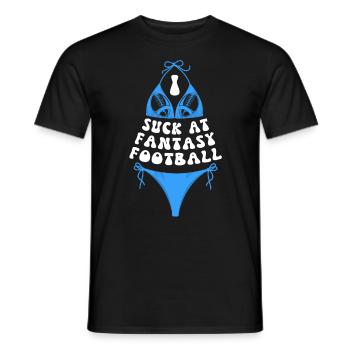 Mauvais joueur de football Fantasy - T-shirt homme - noir - Devant - AI Model Male 178 light (178cm)